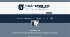 Desktop Screenshot of featherschneider.com